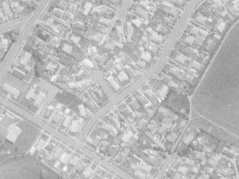 17 Flower Street from the air, 1975-1979