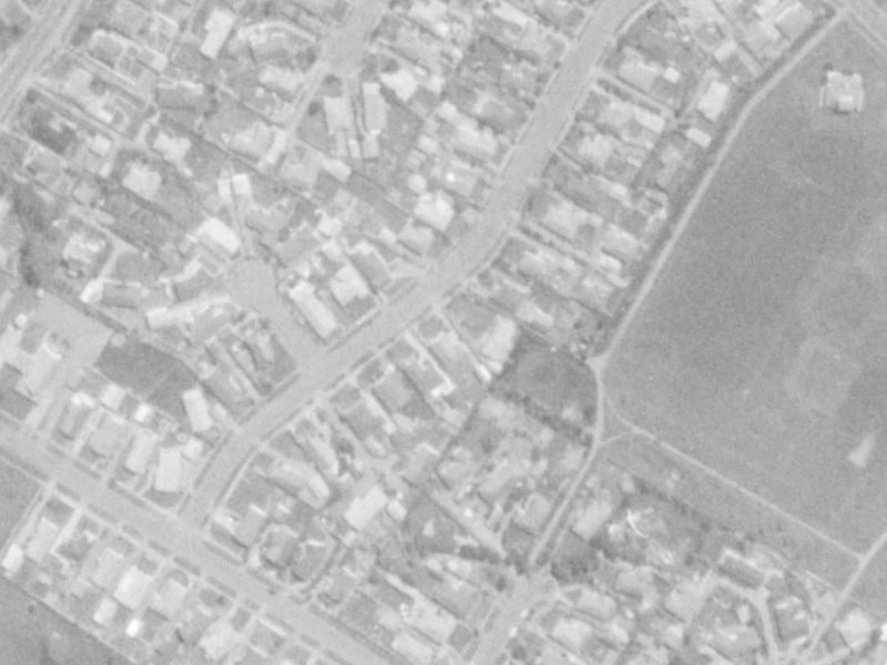 18 Flower Street from the air, 1975-1979