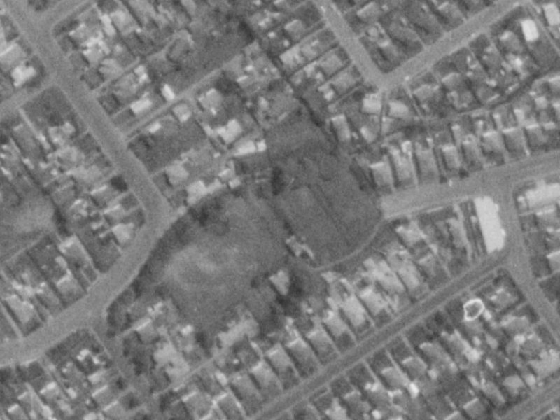 9 Ranger Street from the air, 1975-1979