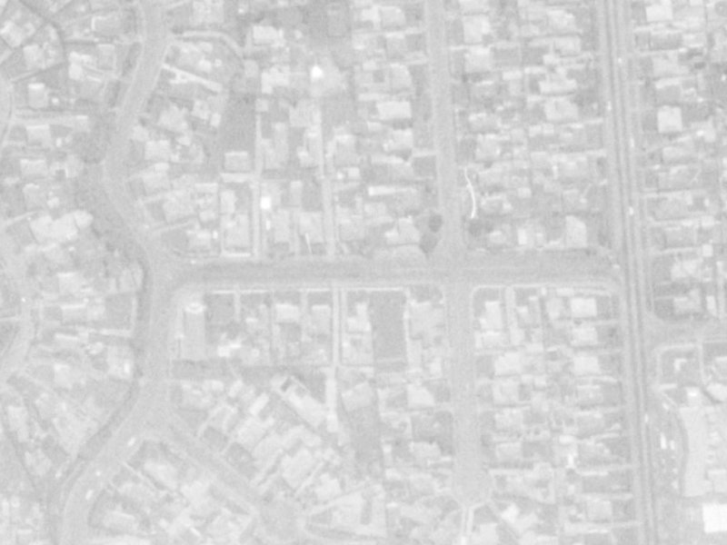 14 Voss Street from the air, 1975-1979