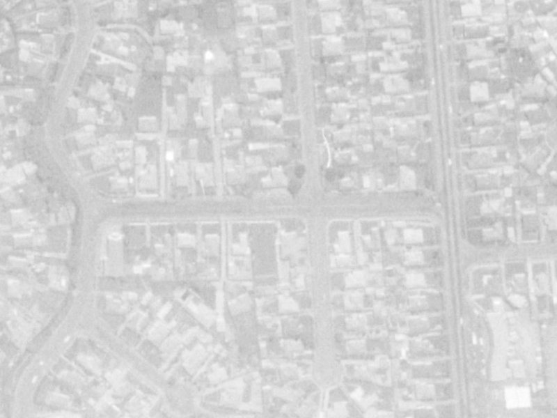 16A Voss Street from the air, 1975-1979