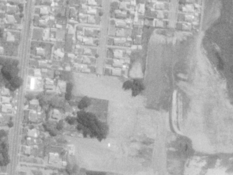 71 Vivian Street from the air, 1975-1979