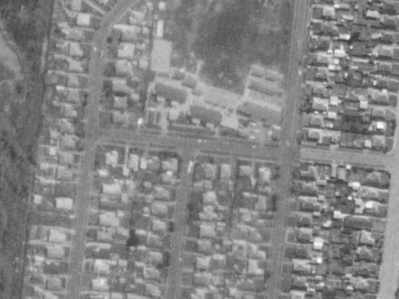 28 Terrelle Street from the air, 1975-1979