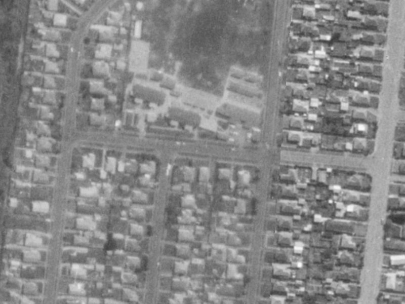 12 Sandy Avenue from the air, 1975-1979