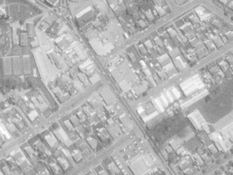 466B Papanui Road from the air, 1975-1979