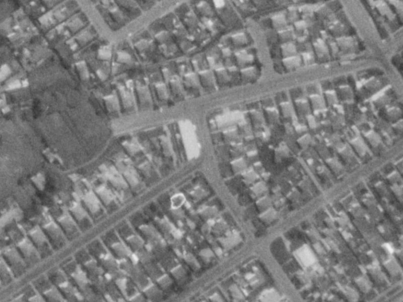 46 Nancy Avenue from the air, 1975-1979