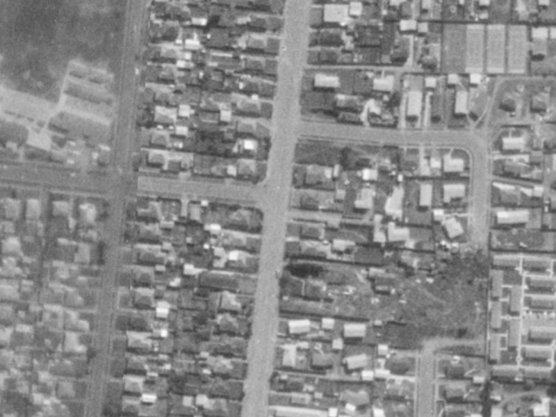 150 Bower Avenue from the air, 1975-1979