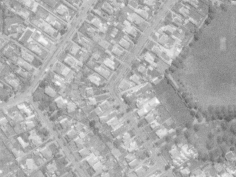 84 St James Avenue from the air, 1975-1979