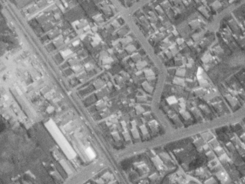 298B Cranford Street from the air, 1975-1979