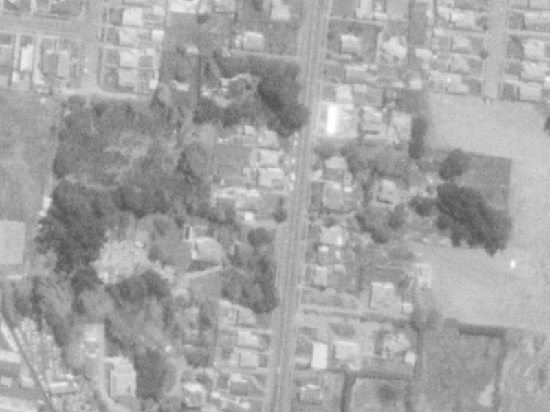 21 Bassett Street from the air, 1975-1979