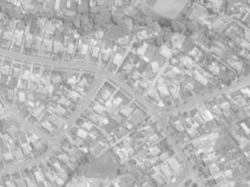 135 Condell Avenue from the air, 1975-1979