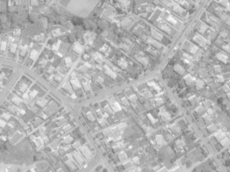136 Matsons Avenue from the air, 1975-1979