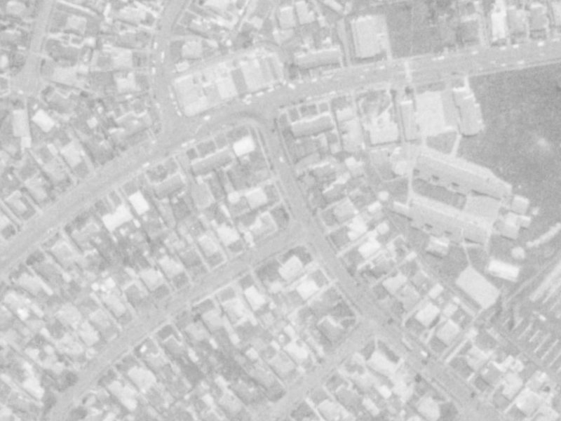 49 Cranbrook Avenue from the air, 1975-1979