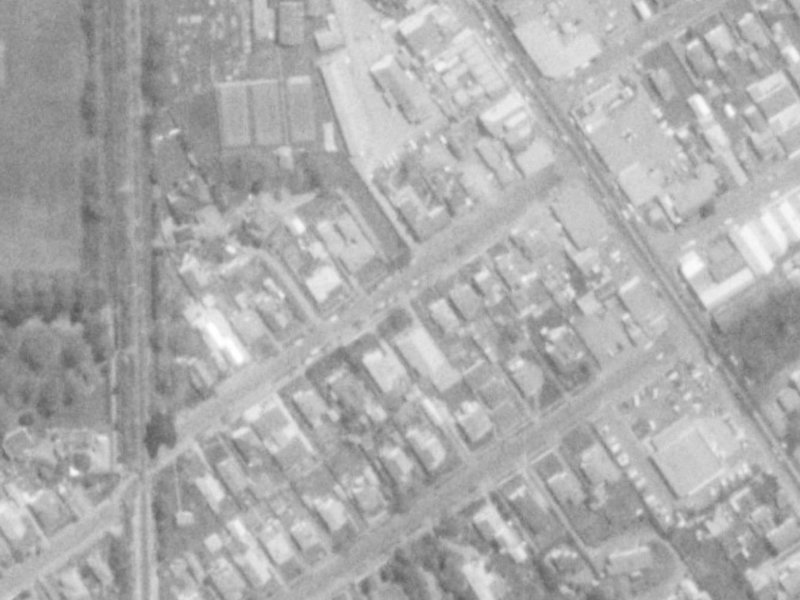 52 Bellvue Avenue from the air, 1975-1979