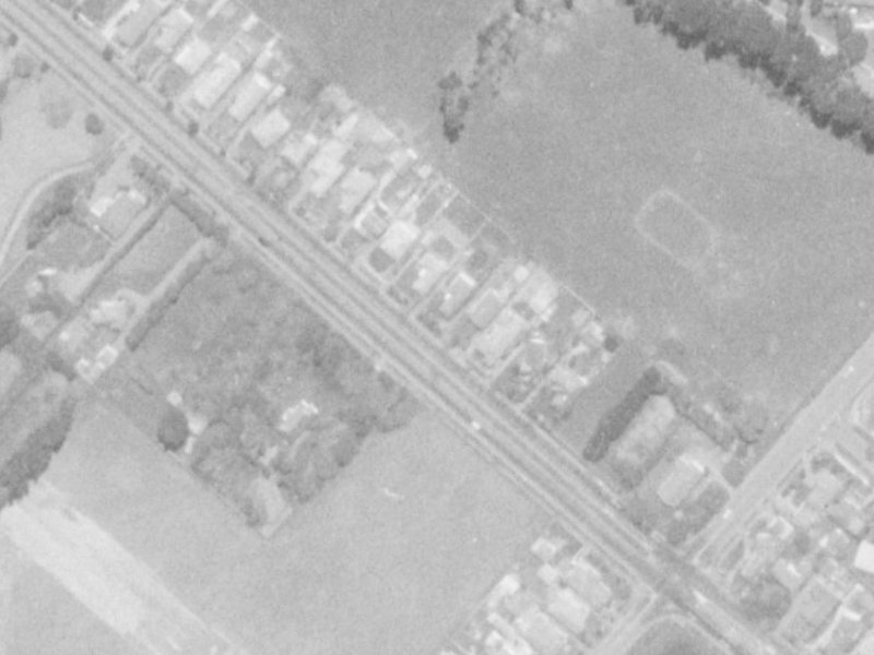 382 Memorial Avenue from the air, 1975-1979