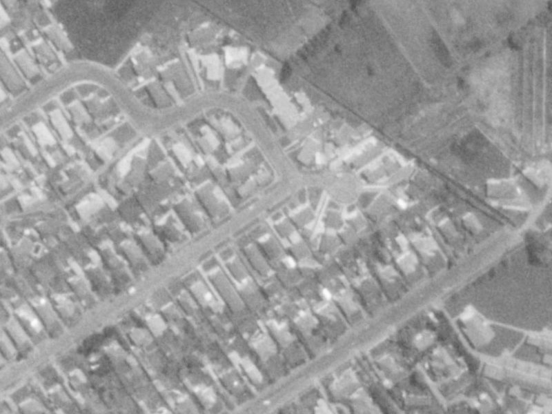 92 Perry Street from the air, 1975-1979
