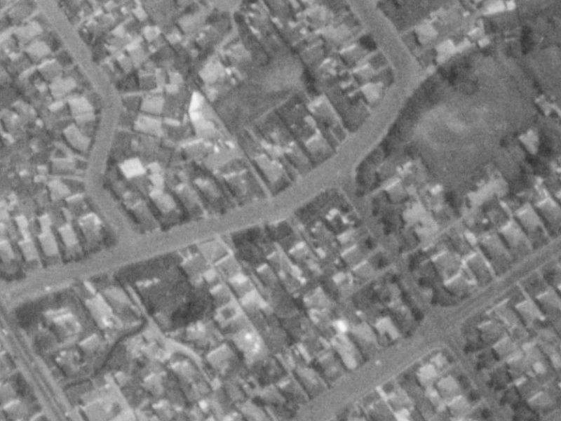 144 McFaddens Road from the air, 1975-1979