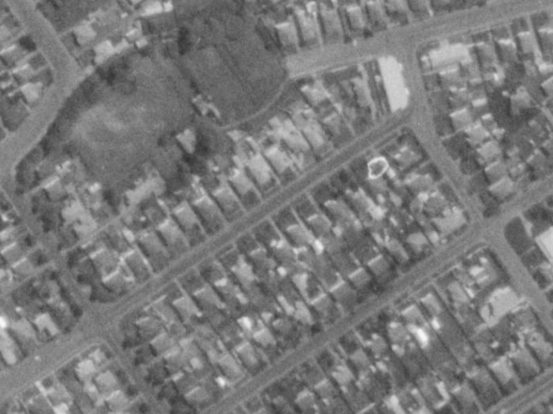 244 Weston Road from the air, 1975-1979