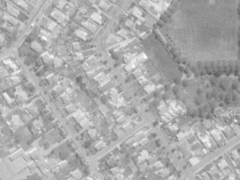 63 Saint James Avenue from the air, 1975-1979
