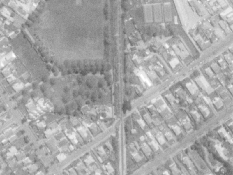 25 Bellvue Avenue from the air, 1975-1979