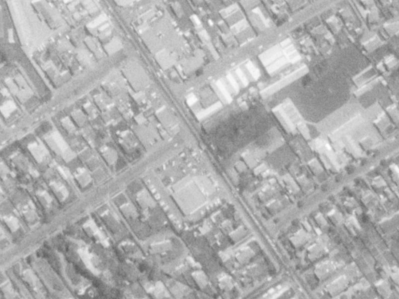 469 Papanui Road from the air, 1975-1979