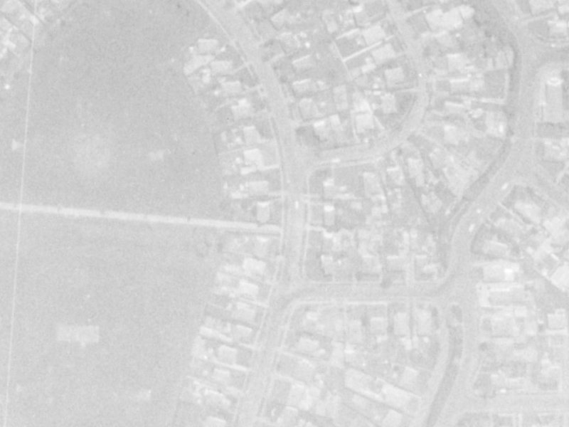 137 Emmett Street from the air, 1975-1979