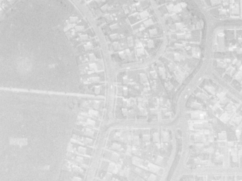 134 Emmett Street from the air, 1975-1979