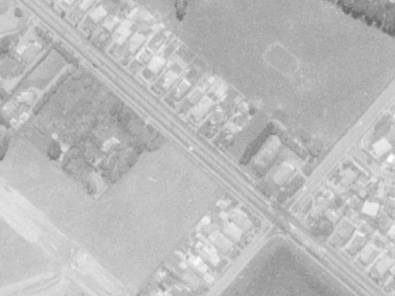 373 Memorial Avenue from the air, 1975-1979