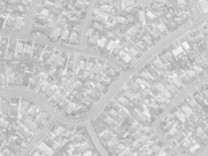 Kendal Avenue from the air, 1975-1979
