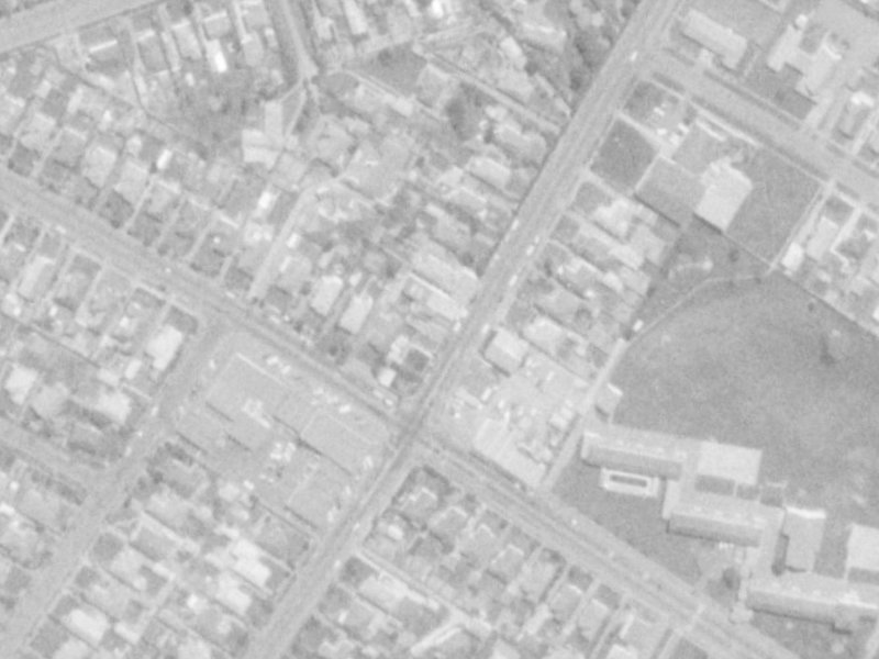 279B Greers Road from the air, 1975-1979