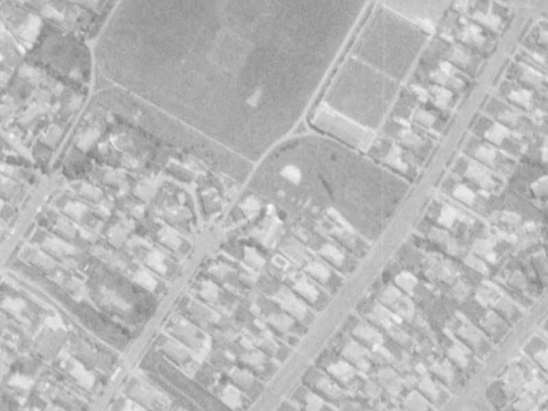 44 Torquay Place from the air, 1975-1979