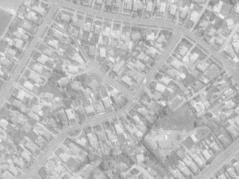1 Merton Place from the air, 1975-1979