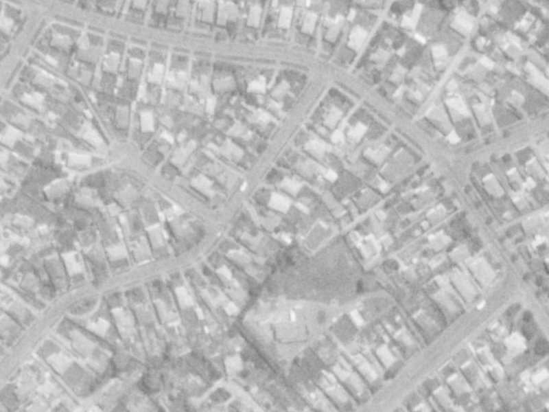 64 Hudson Street from the air, 1975-1979