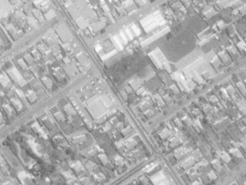 454 Papanui Road from the air, 1975-1979