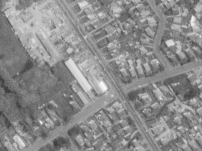 293 Cranford Street from the air, 1975-1979