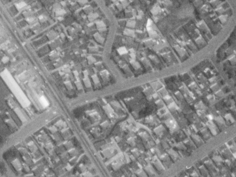 120 McFaddens Road from the air, 1975-1979