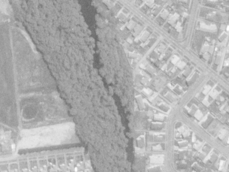 41B Lake Terrace Road from the air, 1975-1979