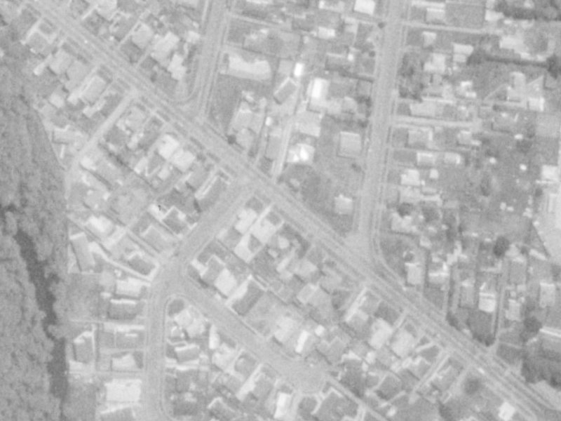 25 Lake Terrace Road from the air, 1975-1979