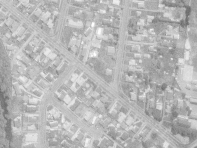 24 Lake Terrace Road from the air, 1975-1979