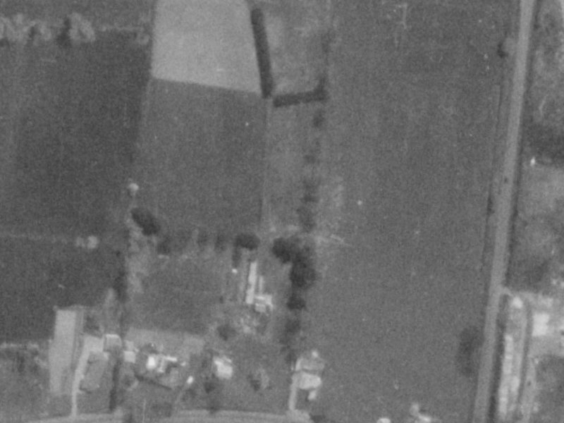 409 New Brighton Road from the air, 1975-1979