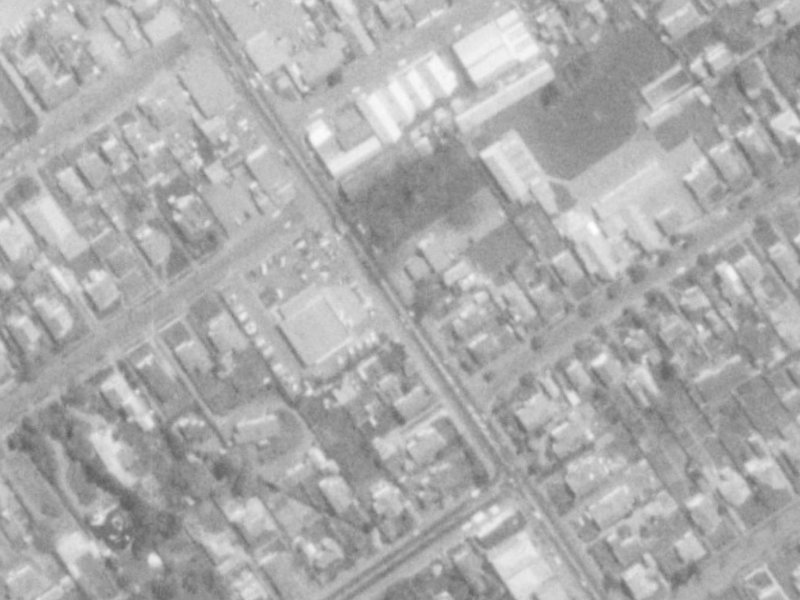 452 Papanui Road from the air, 1975-1979