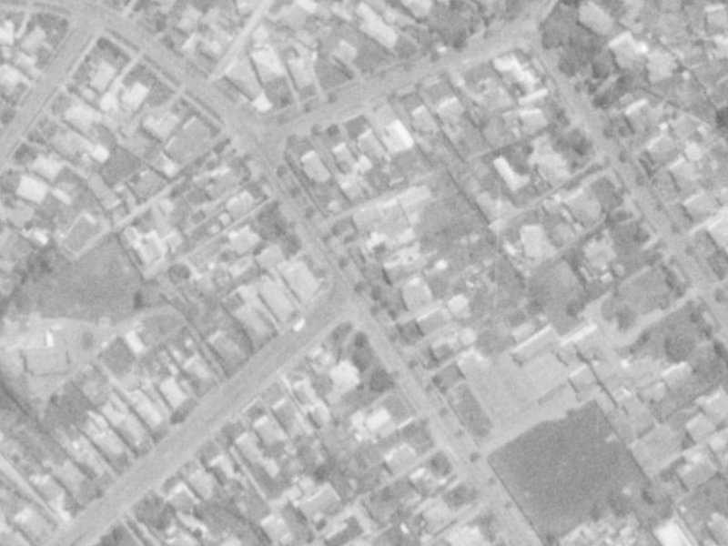 104 Condell Avenue from the air, 1975-1979