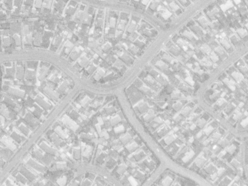 107 Kendal Avenue from the air, 1975-1979