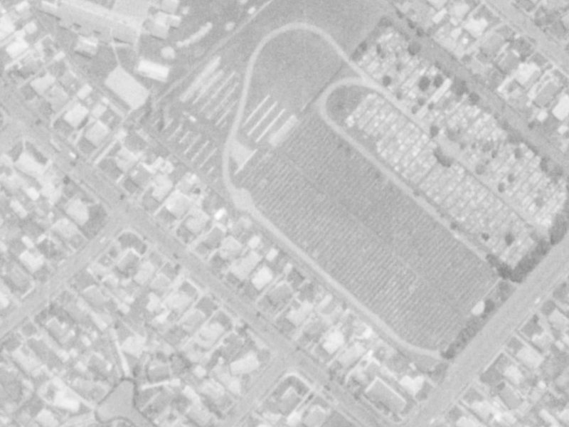 18 Cranbrook Avenue from the air, 1975-1979