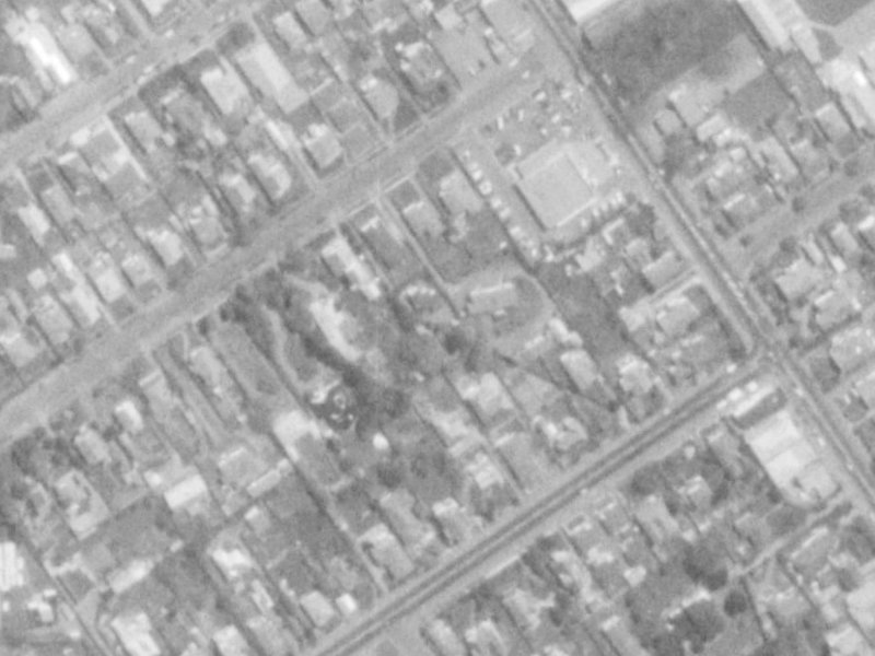 40 Blair Avenue from the air, 1975-1979