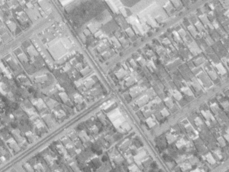 444 Papanui Road from the air, 1975-1979