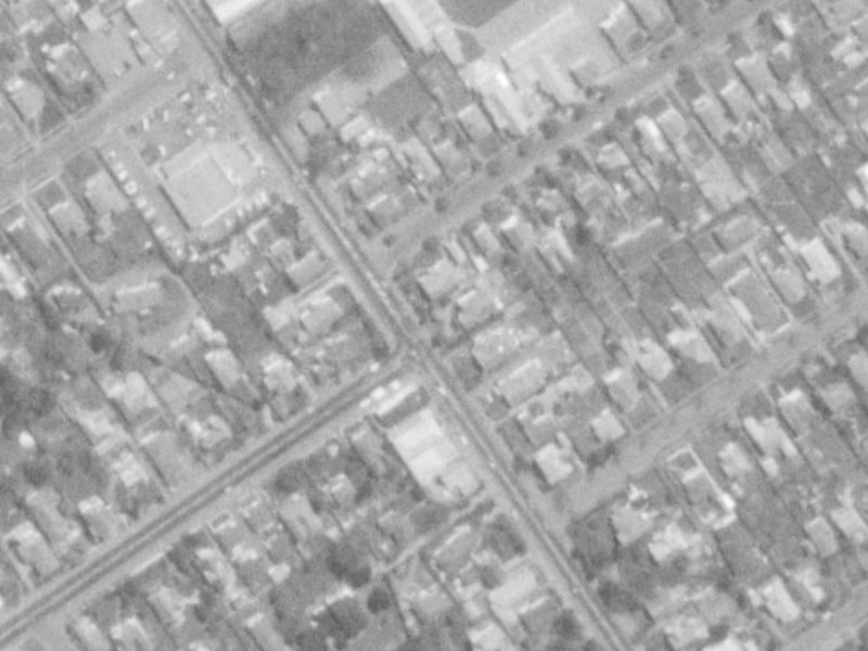 442 Papanui Road from the air, 1975-1979