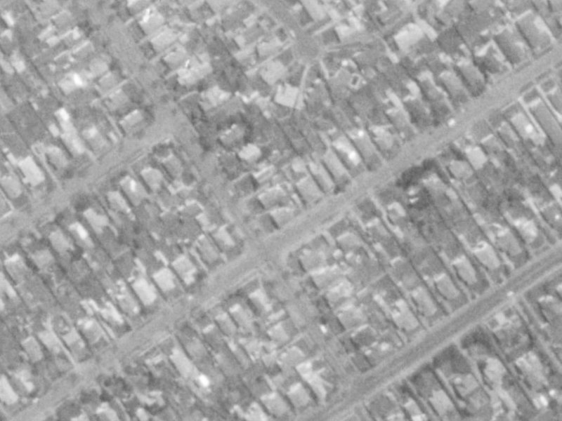22 Rayburn Avenue from the air, 1975-1979