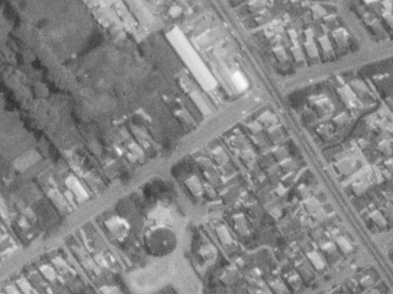 McFaddens Road from the air, 1975-1979