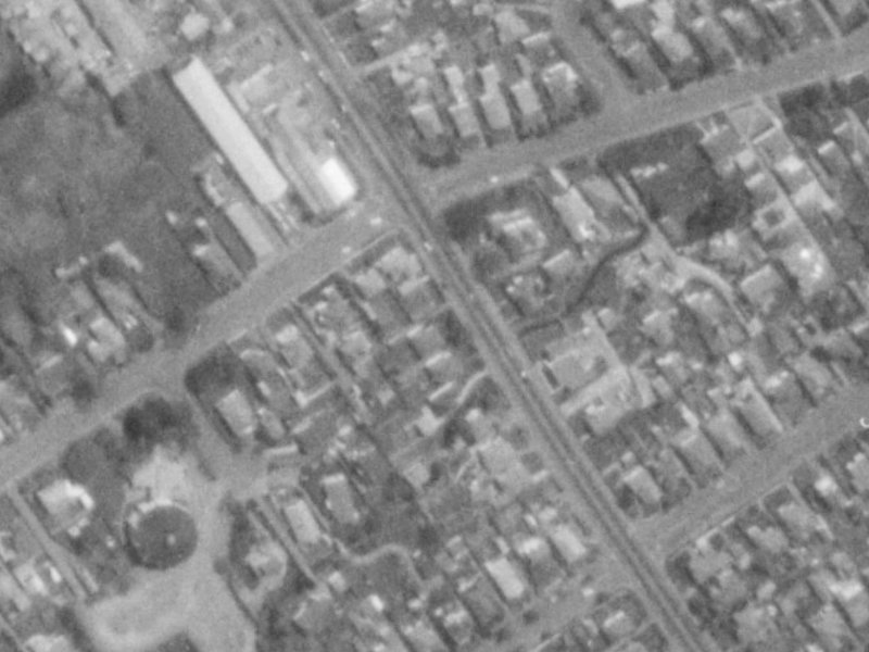283 Cranford Street from the air, 1975-1979